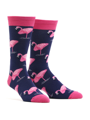 Men's King Size - Flamingo Socks