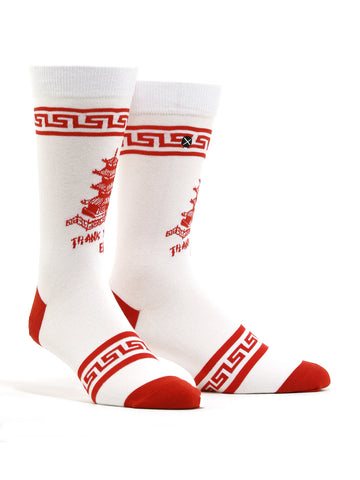 Men's Chinese Food Take Out Box Socks