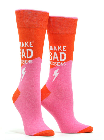 Women's I Make Bad Decisions Socks