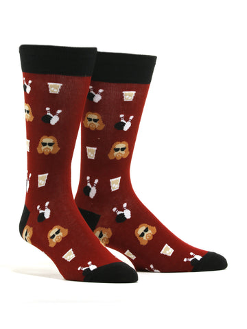 Men's The Dude Abides Big Lebowski Socks