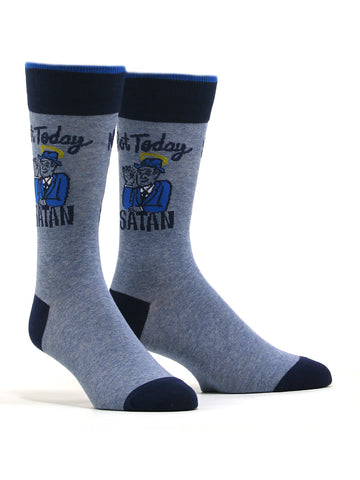 Men's Not Today Satan Socks