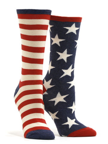 Women's US Flag Socks