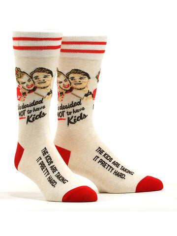 Women's We Decided Not To Have Kids Socks