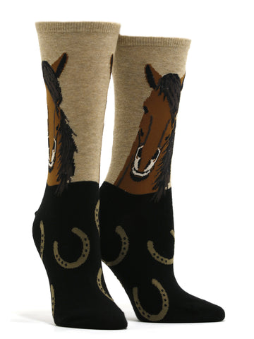 Women's Horse Portrait Socks