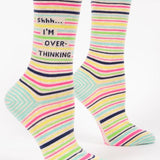 Women's Shhh... I'm Overthinking Socks