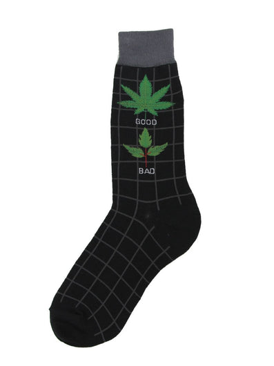 Men's Good/Bad Weed Socks