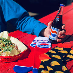 Men's Pepsi Throwback Socks