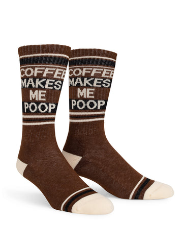 Men's Coffee Makes Me Poop Socks
