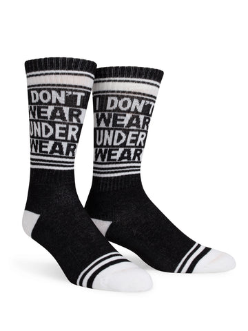 Men's I Don't Wear Underwear Socks
