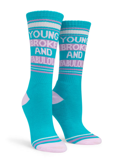 Women's Young Broke And Fabulous Socks