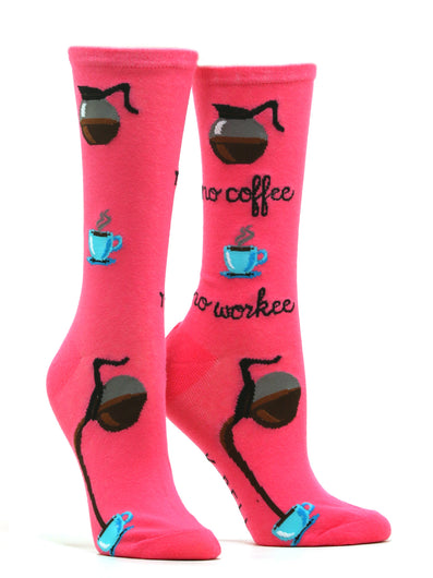 Women's No Coffee No Workee Socks