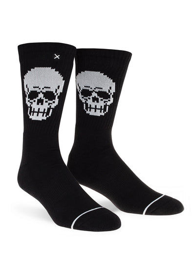 Men's Pixel Skull Socks