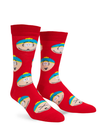 Men's Cartman Faces All Over Socks