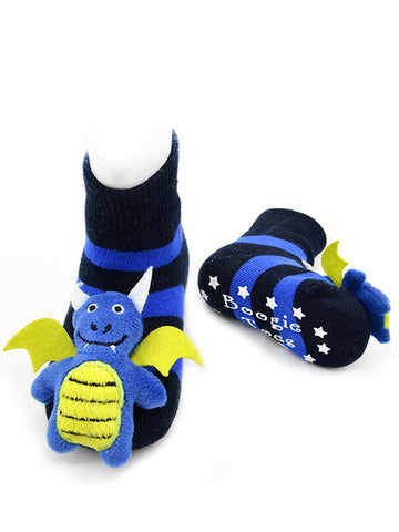 Baby's Blue Dragon Rattle Socks