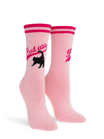 Women's Bad Ass Cat Socks