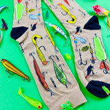 Men's New Fishing Lures Socks