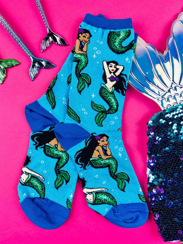 Women's Swimming With Sirens Socks