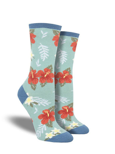Women's Aloha Floral Socks