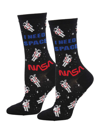 Women's I Need Space Nasa Socks