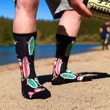 Men's Surf Santa Socks